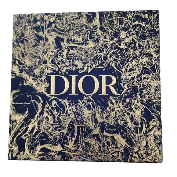 DIOR Detailed Empty Gift Box includes Blue & Gold Ribbon & Perfume Insert - Picture 13 of 13